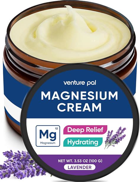 Amazon.com: Venture Pal Magnesium Lotion, Topical Magnesium Cream for Sleep, Leg Cramps & Pain ...