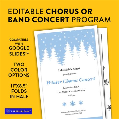 Image result for Winter Concert Program