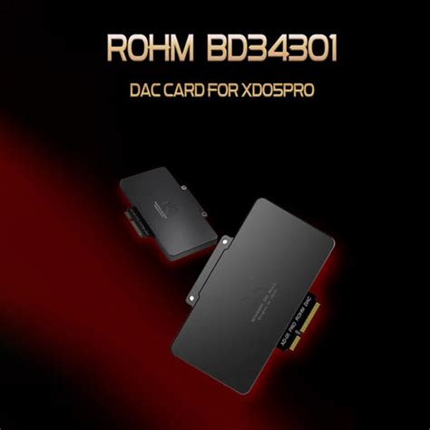 xDuoo XD05 Pro ROHM BD34301EKV DAC Card | Concept Kart