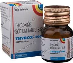 Thyrox 100 MCG Tablet (100): Uses, Side Effects, Price & Dosage | PharmEasy
