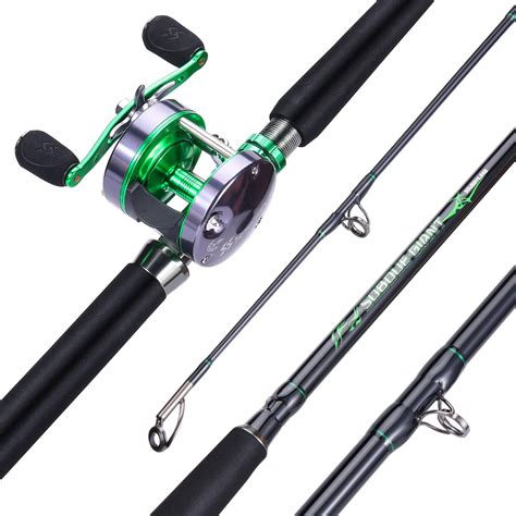 Amazon.com : Sougayilang Catfish Baitcast Reel and Fishing Rod Combo ...