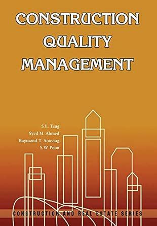 Buy Construction Quality Management Book Online at Low Prices in India ...
