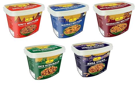Haldirams Nagpur South Indian Range Namkeen Jar-150gm (Pack of 5 ...