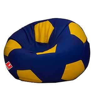 Biggie Bean Bag Football XXL Bean Bag Without Fillers Cover (Blue and ...