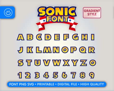 Sonic Hedgehog Font