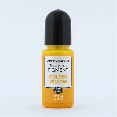 Golden Yellow Transparent Pigment Single Colour (10 Ml) – Resinhastkala ...