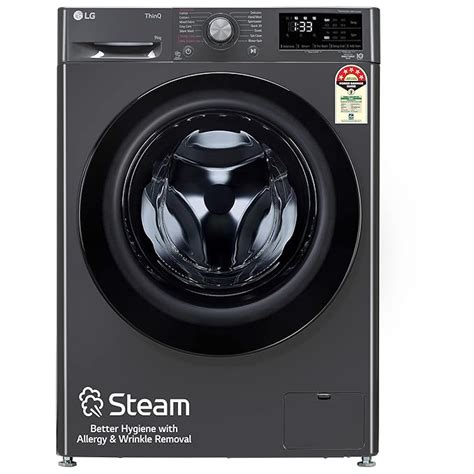 LG 9 Kg 5 Star Wi-Fi Inverter AI Direct Drive Fully-Automatic Front ...