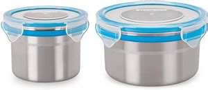Steel Lock Steel Grocery Container - 500 ml, 350 ml Price in India ...