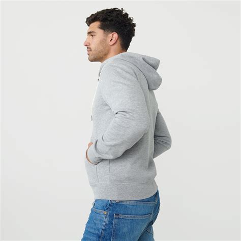 Heather Gray Zip Fleece Hoodie – Offracks