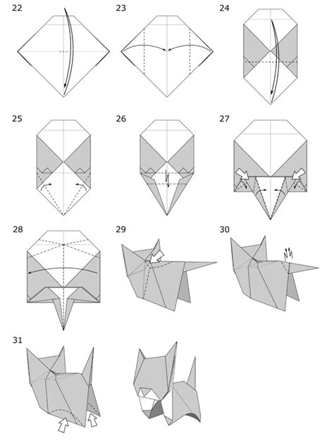 Origami Cat Tutorial 的图像结果