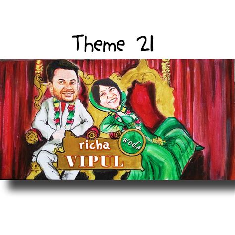 Buy Caricature Nameplate Theme 21 Tanu Weds Manu Online at Low Prices ...