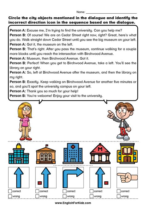 English for Kids Step by Step: Asking for and Giving Directions ...
