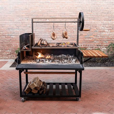 Premium Argentine/Santa Maria BBQ Grill with Wood Fire and Charcoal ...