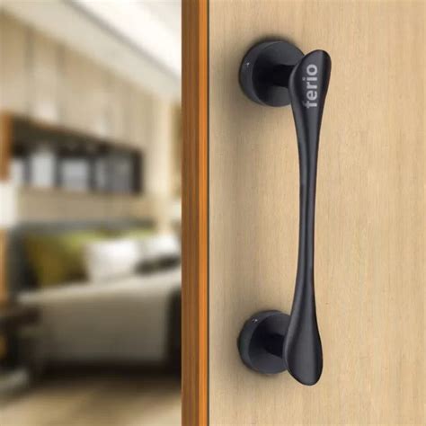 Black Finish 8 Inch Door Handles For Main Door