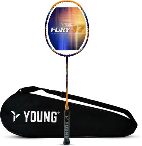 Young (Malaysia) Fury 17 Graphite Professional Badminton Racket ...