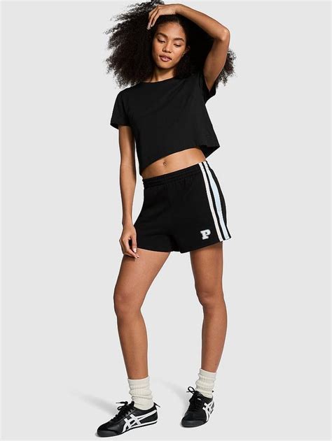 Buy Ivy Fleece Relaxed Shorts Online | Victoria's Secret India