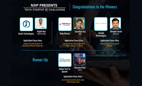 NXP India, NXP Semiconductor, NXP Tech Startup Challenge, Tech Startup ...