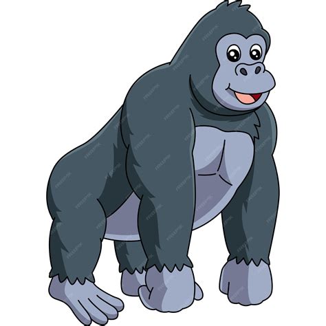 Premium Vector | Gorilla Cartoon Clipart Vector Illustration