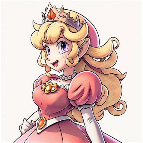 Princess Peach Cute Art