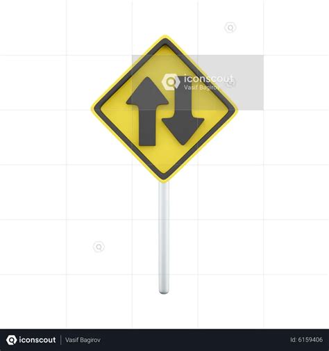 Image result for 2-Way Sign Without Text