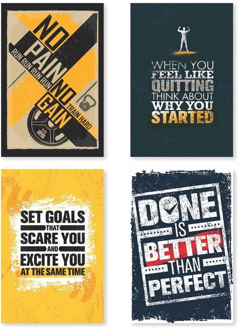 Motivational Poster Quotes Wall Design For Living Room Drawing Room ...