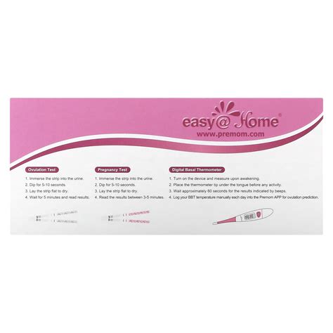 Easy@Home, Fertility Test Kit, 50 Ovulation Tests, 20 Pregnancy Tests ...