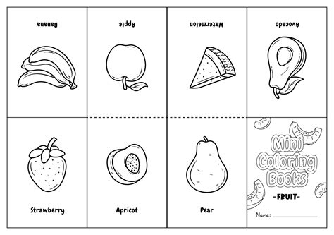 Mini Coloring Books Printable