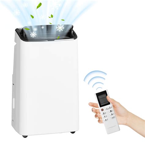 14000 BTU Portable Air Conditioner, Portable AC 3-in-1 Functions ...