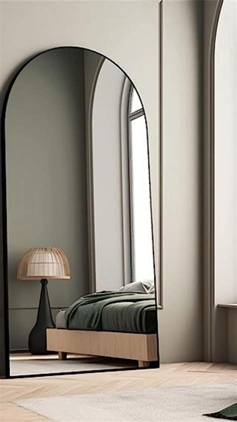 Glass Warehouse 30 in. x 67 in. Arch Leaner Dressing Stainless Steel ...