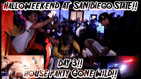 *(HOUSE PARTY GONE WILD) HALLOWEEKEND at San Diego State: Day 3 - YouTube