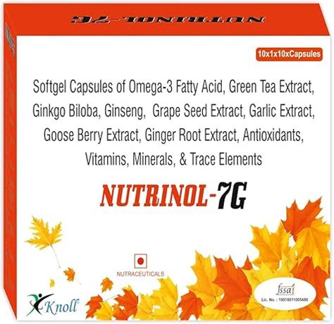 Amazon.in: Knoll Healthcare: Nutrinol 7G