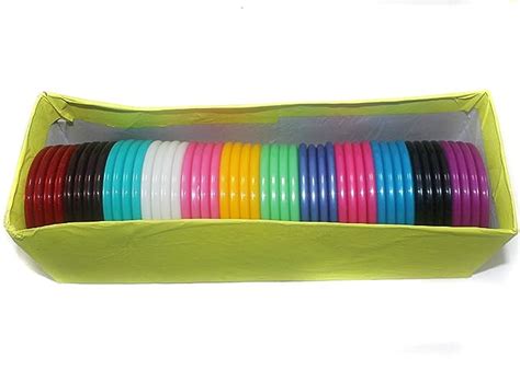 DMS RETAIL Multicolour Plastic Bangles for Silk Thread Jewelry Making ...