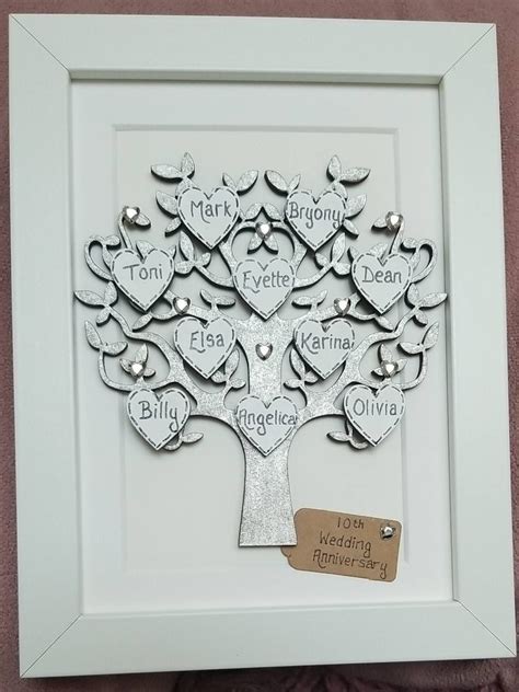 Tin Wedding Anniversary Gift 10th Anniversary Personalised - Etsy UK