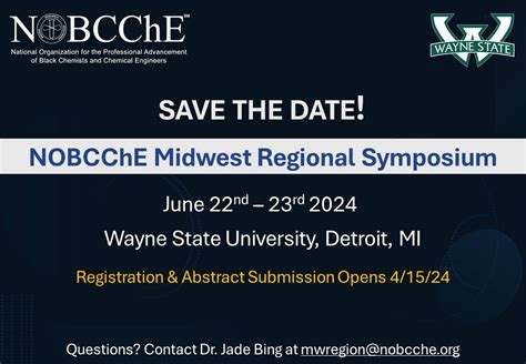 Save the Date! The NOBCChE Midwest Regional Symposium will be this June ...