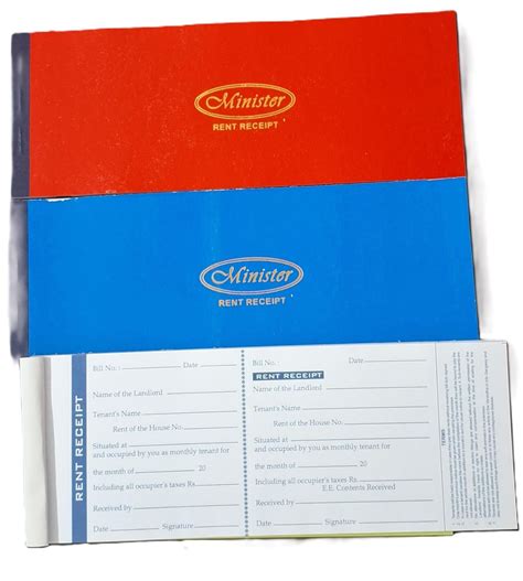 Amazon Brand - Umi 3pc Rent Receipt Perforated Book 28 x 11 cms 40 ...