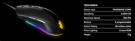 Amazon.in: Buy SteelSeries Rival 3 USB Gaming Mouse - 8,500 CPI ...