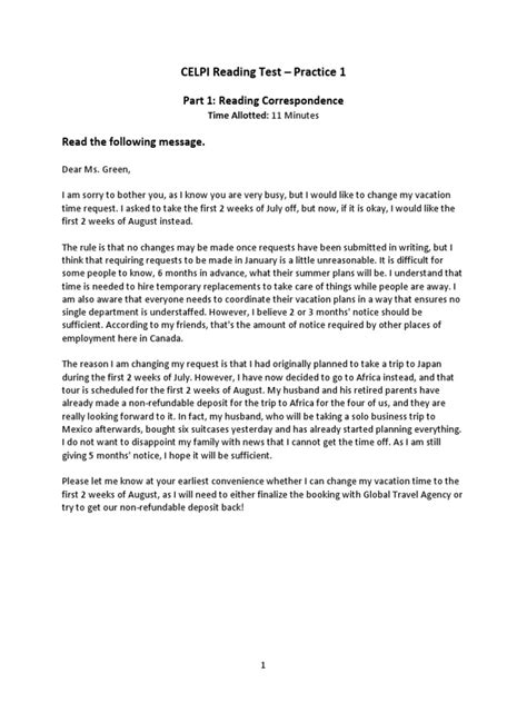 Image result for CELPIP Reading Sample Questions