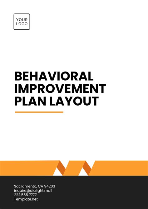 Image result for Behavior Modification Plan Template