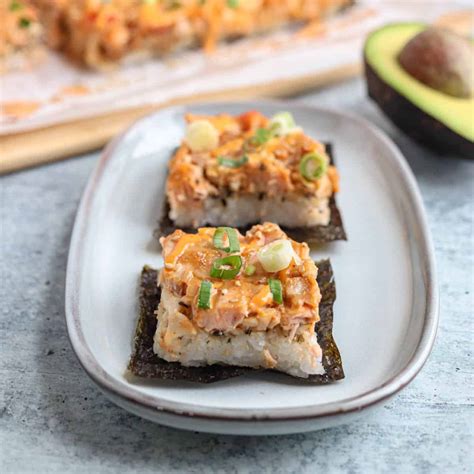 Cooked Salmon Sushi Roll