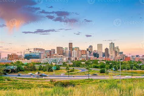 Denver downtown city skyline, cityscape of Colorado in USA 21853744 ...