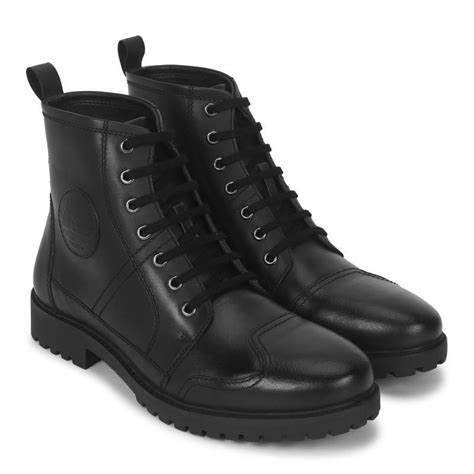 Royal Enfield Huntsman Leather Riding Boots (Black)– Moto Central