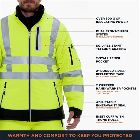Buy RefrigiWear HiVis Extreme Softshell Jacket - ANSI Class 3 High ...