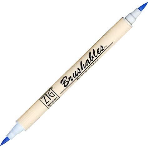 Zig MEMORY SYSTEM BRUSHABLES CALLIGRAPHY BRUSH PENS 302 POWDER BLUE ...