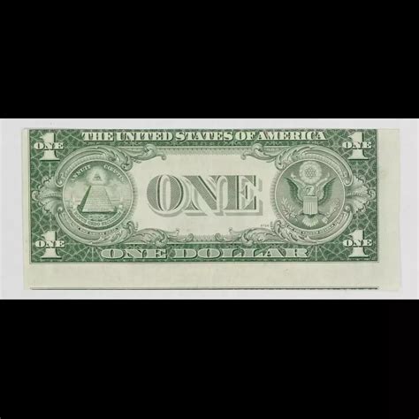 New 1 Dollar Bill Blue