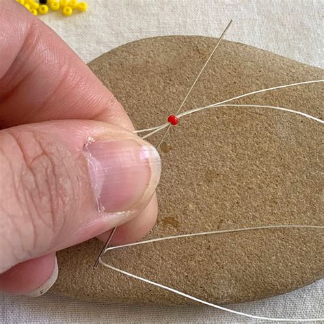 Image result for Beaded Flower String Tutorial