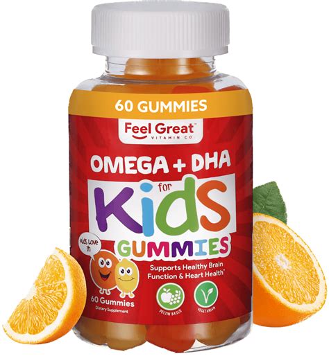 Kids Omega DHA Gummy Vitamins – The Feel Great Vitamin Company