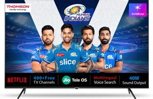 Thomson TV 108 cm (43 inch) QLED Ultra HD (4K) Smart Jio Tele OS TV ...