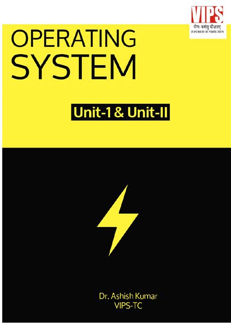OS Unit 1 - Gjghmhv - Operating System (OS) What is an Operating System ...