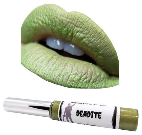 Buy Apocalyptic Beauty Green Goth Liquid Lipstick for Cosplay - 100% ...