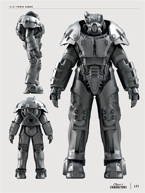 Fallout 4 | Concept X-01 Power Armor | Ретро футуризм, Идеи доспехов, Постапокалипсис